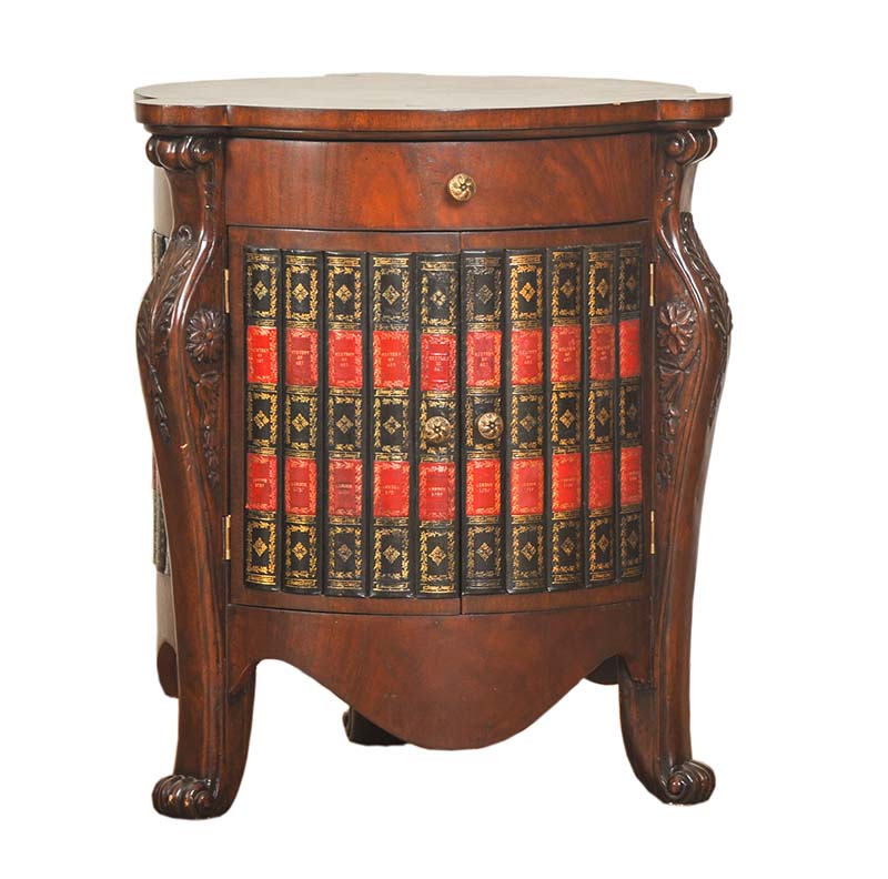 CYLINDER LIBRARY PEDESTAL at Ross's Online Art Auctions
